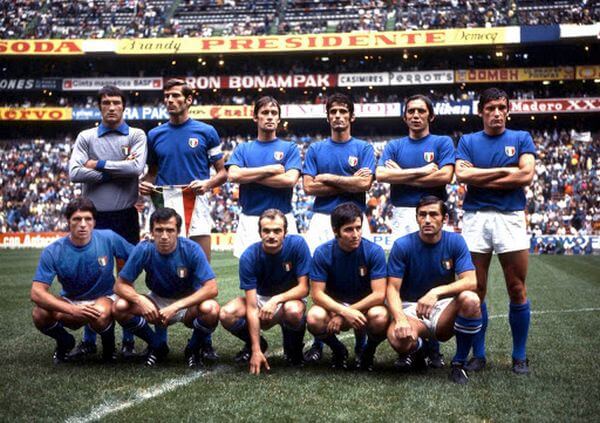 La Nazionale italiana degli anni 70